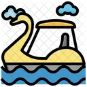 Swan Ride Swan Wild Life Icon