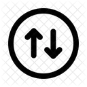 Swap Vertical Circle Arrow Navigation Navigate Icon