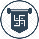 Swastika Banner  Icon