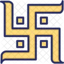 Swastika Hinduism Prosperity Sign Icon