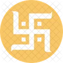 Swastika Hinduism Prosperity Sign Icon