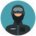 Swat Maske Mann Symbol