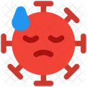 Sweat Coronavirus Emoji Coronavirus Icon