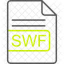 Swf Arquivo Formato Ícone