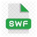 Swf Shockwave Flash Movie Video File Icon