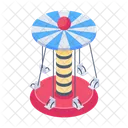 Swing Carousel Swing Ride Swing Tower Icon