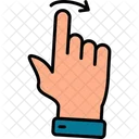 Swipe Finger Gesture Icon