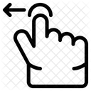 Finger Gesture Swipe Icon
