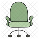 Swivel Chair Seat Sitting 아이콘