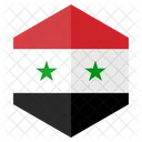 Syria Flag Country Icon