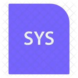 Sys-Datei  Symbol