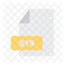 Sys File Format Icon