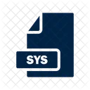 Sys File Format Icon