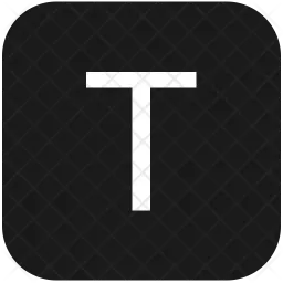 T letter  Icon