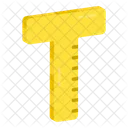 Measurement Scale Inches T Scale アイコン