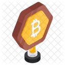 Tablero bitcoin  Icono