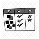 Ilustracion De Tablero Kanban Monocromo Negro Ilustracion Tablero Kanban Tablero Icono