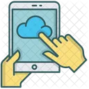 Tablet Cloud Daten Symbol