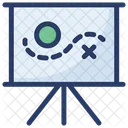 Tactical Plan Graph Presentation Charting Application Icon