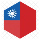 Taiwan Flag Country Icon