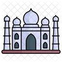 Taj Mahal Landmark Monument Icon