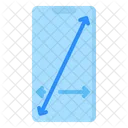 Tamanho Da Tela Tela Smartphone Ícone