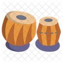 Tambor Tabla Dhol Ícone