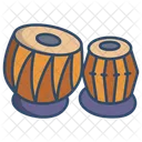 Tambor Tabla Dhol Ícone