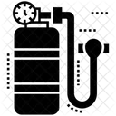 Dispositivo De Oxigenoterapia Cilindro De Gas Tanque De Oxigenio Ícone