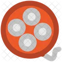 Tape Reel Camera Icon