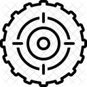 Target Accurate Cogwheel 아이콘