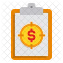 Clipboard Profit Target Icon