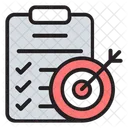 Target Achieve List Icon