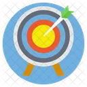 Target Achievement Dartboard Icon