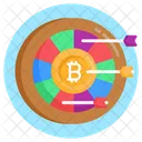 Target Money Target Bitcoin Target Business Icon