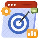 Target Website Goal Website Web Target Icon