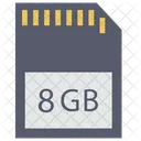 SD Chip Memoria Icono