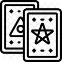 타로카드 고딕 점술 아이콘