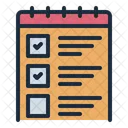 Task List Note List Symbol