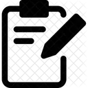 Task Write Edit Checklist Edit Worklist Icon