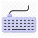 Kabelgebundene Tastatur Tippen Computer Hardware Symbol