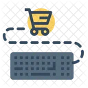 Tastatur E Commerce Shop Symbol