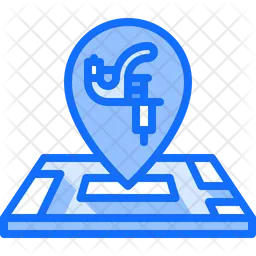 Tattoo Parlor Location  Icon