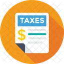 Tax Revenue Paper Icon