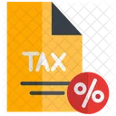 Tax Form Navigating Finances  Icon