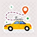 Taxi Tracking Taxi Location Book Taxi 아이콘