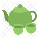 Cup Tea Teapot Icon