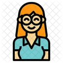 Teacher Girl Woman Icon