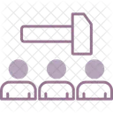 팀워크 팀 그룹 아이콘