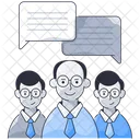 Team Communication Teamwork Team Discussion Icon